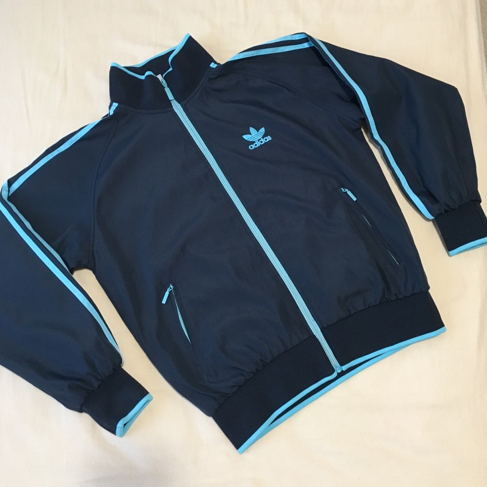 adidas original blue jacket